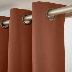 Rideau obscurcissant (140 x 180 cm) Dark Terracotta