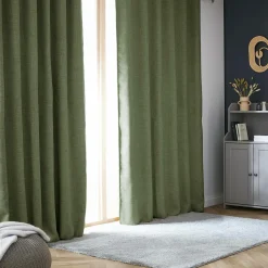 Rideau obscurcissant thermique galon fronceur (180 x 260 cm) Alba Vert kaki