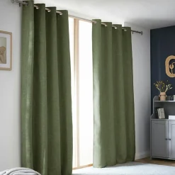 Rideau obscurcissant thermique (140 x 280 cm) Alba Vert kaki
