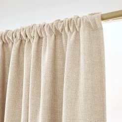 Rideau obscurcissant thermique galon fronceur (140 x 240 cm) Alba Beige grège