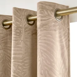 Rideau obscurcissant velours (180 x 260 cm) Fern Taupe