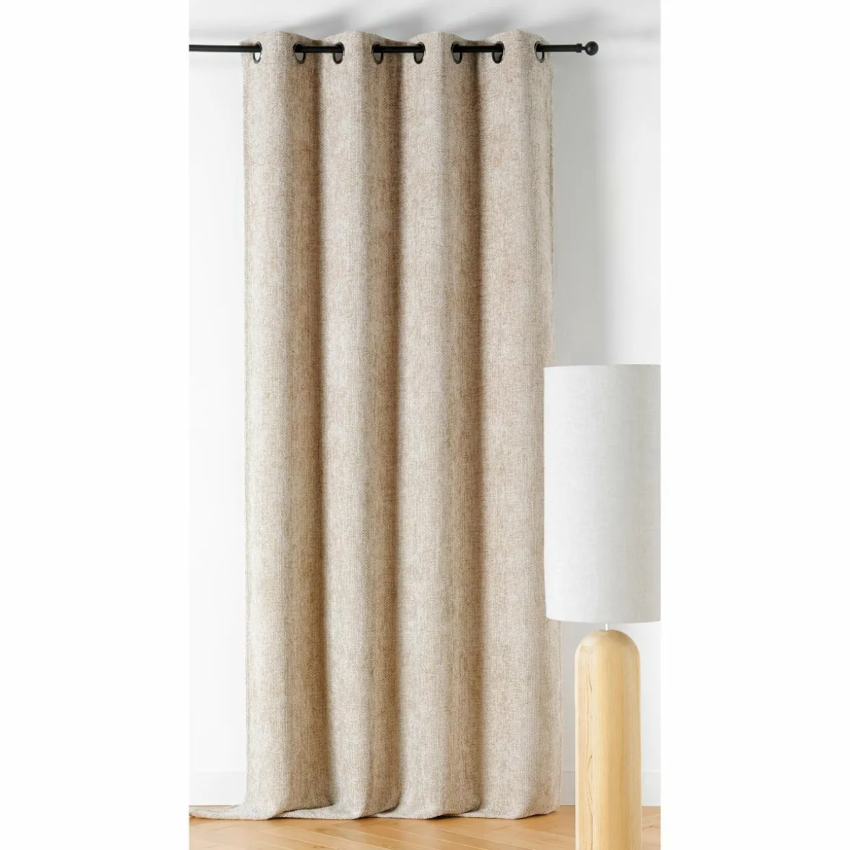 Rideau oeillets (135 x 250 cm) Aspen Beige