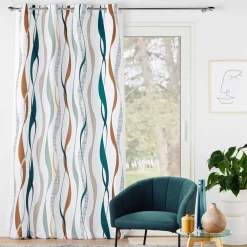 Rideau oeillets (140 x 260 cm) Lisana Multicolore