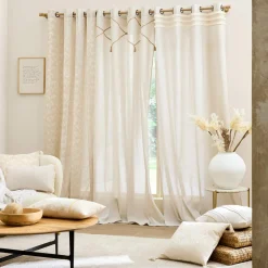 Rideau polycoton (140 x 240 cm) Vertis Beige