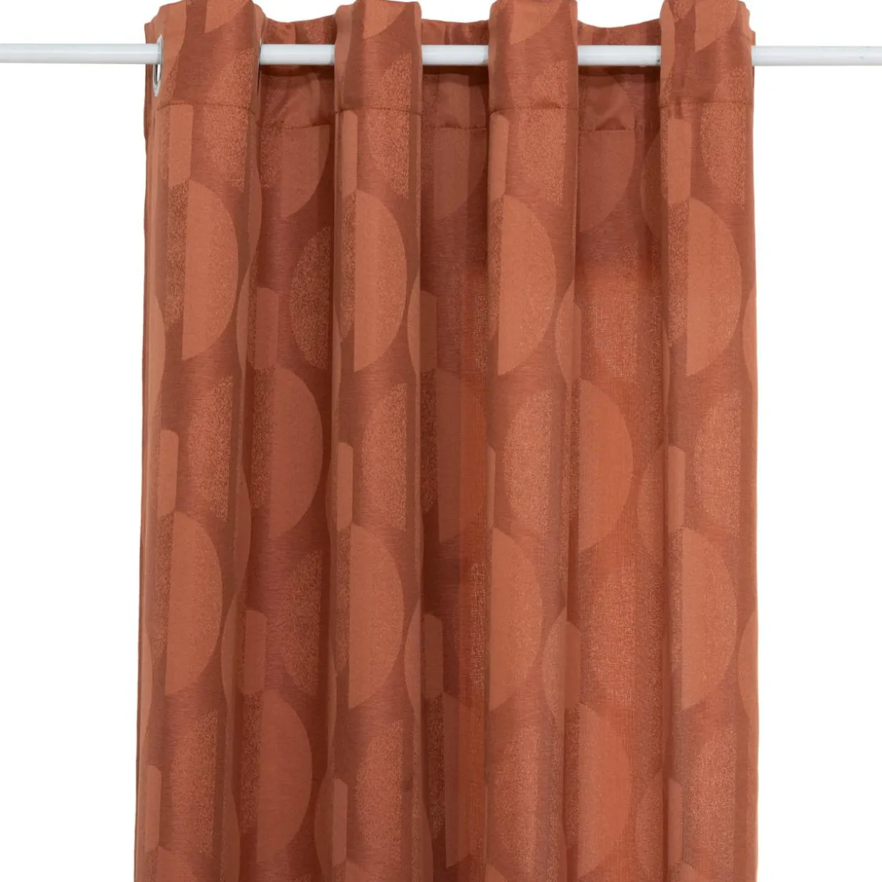 Rideau tissé (140 x 260 cm) Wimbi Terracotta