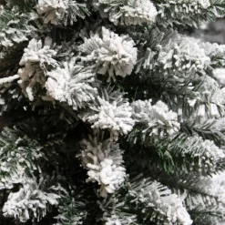 Sapin artificiel de Noël (H300 cm) Narrow Vert enneigé