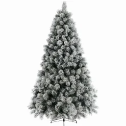Sapin artificiel de Noël (H240 cm) Edmonton Vert enneigé