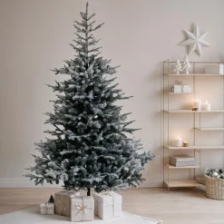 Sapin artificiel de Noël (H180 cm) Glorious Vert enneigé