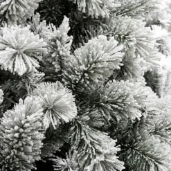 Sapin artificiel de Noël (H210 cm) Edmonton Vert enneigé