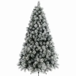 Sapin artificiel de Noël (H210 cm) Edmonton Vert enneigé