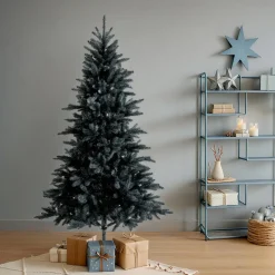 Sapin artificiel de Noël (H240 cm) Munich Noir