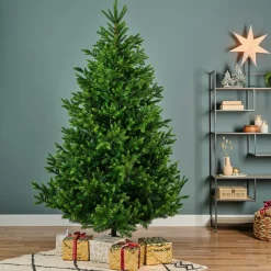 Sapin artificiel de Noël (H150 cm) Abies Nordmann Vert sapin