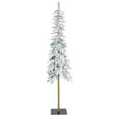 Sapin artificiel de Noël (H120 cm) Sierra Vert enneigé