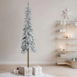 Sapin artificiel de Noël (H150 cm) Sierra Vert enneigé