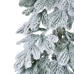 Sapin artificiel de Noël (H150 cm) Sierra Vert enneigé