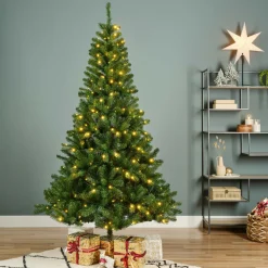 Sapin de Noël artificiel lumineux 640 LED (H300 cm) King Vert sapin
