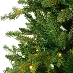 Sapin de Noël artificiel lumineux 740 LED (H270 cm) Allix Vert sapin