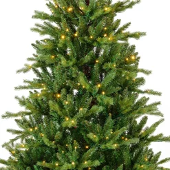 Sapin de Noël artificiel lumineux 430 LED (H210 cm) Allix Vert sapin