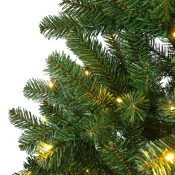 Sapin de Noël artificiel lumineux 400 LED (H240 cm) King Vert sapin