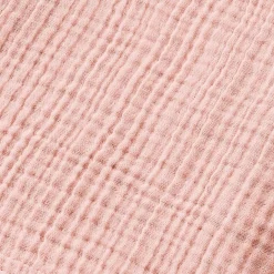 Serviette de bain gaze de coton (70 x 130 cm) Gaïa Rose pêche