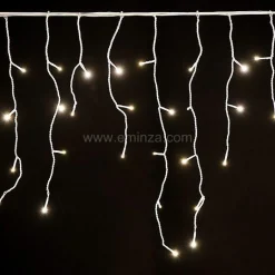 Stalactite lumineuse 30 m 900 LED Stars Grande hauteur XL Timer Blanc chaud