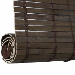 Store enrouleur à lattes (40 x 180 cm) Bambou Chocolat