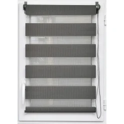 Store enrouleur Jour / Nuit (60 x 250 cm) Gris anthracite