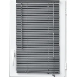 Store vénitien (90 x 180 cm) PVC Gris anthracite