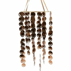 Suspension de fête (H60 cm) Abat jour court Cuivre