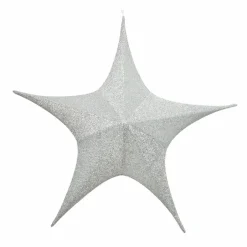 Suspension géante (D135 cm) Étoile de Noël Christmas Argent