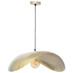 Suspension lumineuse en métal (D80 cm) Arlo doré