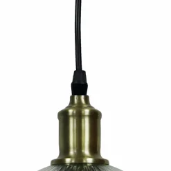 Suspension lumineuse en verre (D20 cm) Velden Transparent