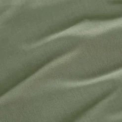 Taie de traversin percale de coton (L185 cm) Cali Vert romarin