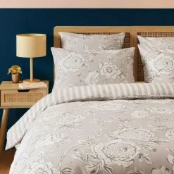 Taie d'oreiller carrée coton (63 x 63 cm) Lara Beige