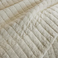Taie d'oreiller carrée coton (60 x 60 cm) Lena Beige sable