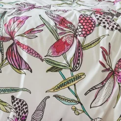 Taie d'oreiller carrée coton (65 x 65 cm) Pénélope Rose