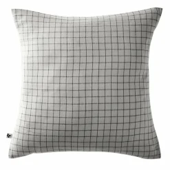 Taie d'oreiller carrée gaze de coton (60 x 60 cm) Gaïa Mix Gris nuage