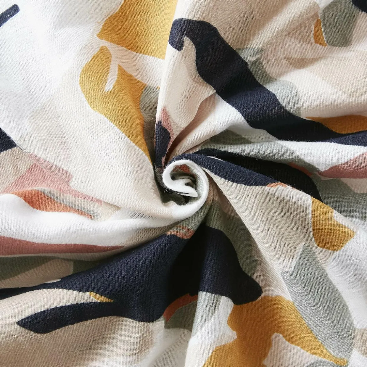 Taie d'oreiller carrée gaze de coton (60 x 60 cm) Mathilda Multicolore