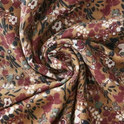 Taie d'oreiller carrée gaze de coton (60 x 60 cm) Constance Camel