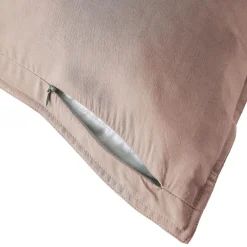 Taie d'oreiller carrée lyocell Tencel™ lavé (63 x 63 cm) Olivia Rose blush