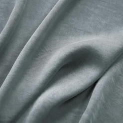 Taie d'oreiller carrée lyocell Tencel™ lavé (80 x 80 cm) Olivia Bleu stone