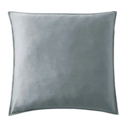 Taie d'oreiller carrée lyocell Tencel™ lavé (80 x 80 cm) Olivia Bleu stone