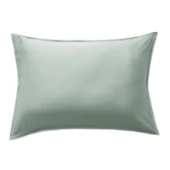 Taie d'oreiller rectangulaire satin de bambou (50 x 80 cm) Sienna Vert eucalyptus
