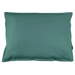 Taie d'oreiller rectangulaire percale de coton (50 x 70 cm) Cali Bleu canard