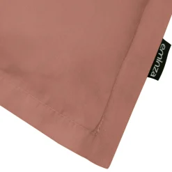 Taie d'oreiller rectangulaire percale de coton (50 x 80 cm) Cali Bois de rose