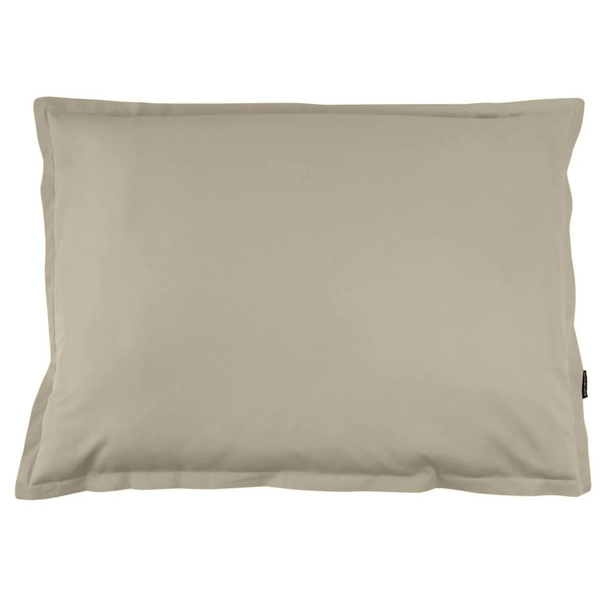 Taie d'oreiller rectangulaire percale de coton (50 x 70 cm) Cali Taupe