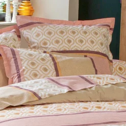 Taie d'oreiller rectangulaire coton (50 x 70 cm) Inouk Rose