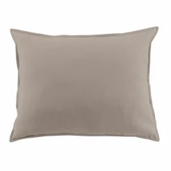 Taie d'oreiller rectangulaire flanelle de coton (50 x 80 cm) Nina Ficelle