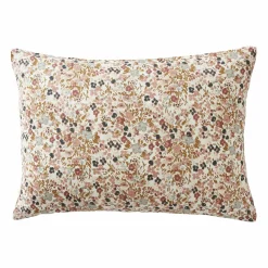 Taie d'oreiller rectangulaire gaze de coton (50 x 70 cm) Constance Beige pampa