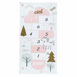 Tapis (140 cm) Marelle Rose